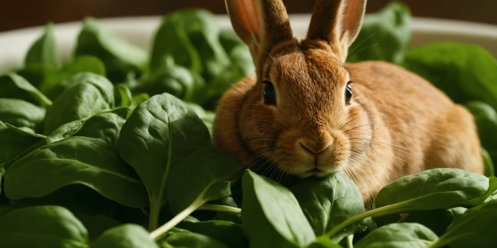 can rabbits eat spinach