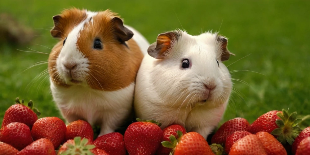 guinea pigs eat strawberries