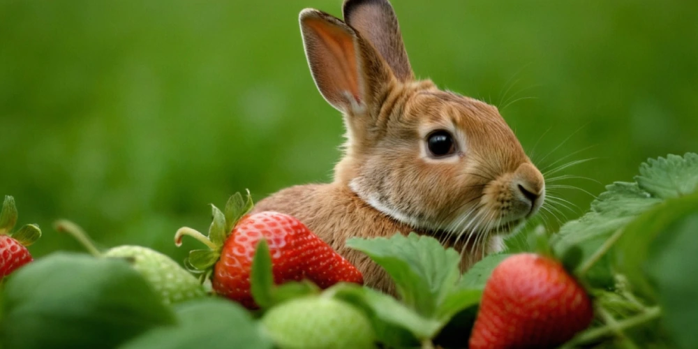 can rabbits have strawberry tops