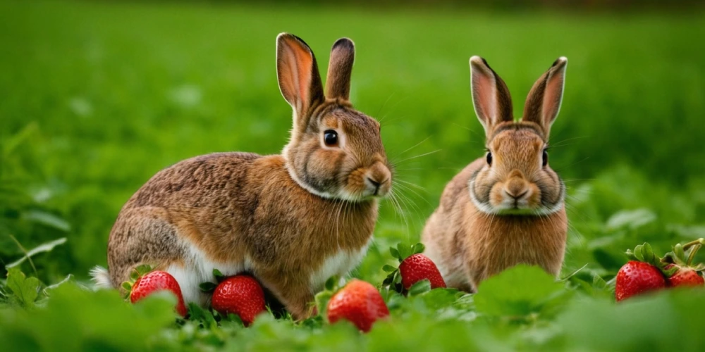 can rabbits have strawberry tops