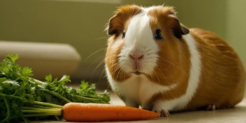 can guinea pigs eat carrot tops