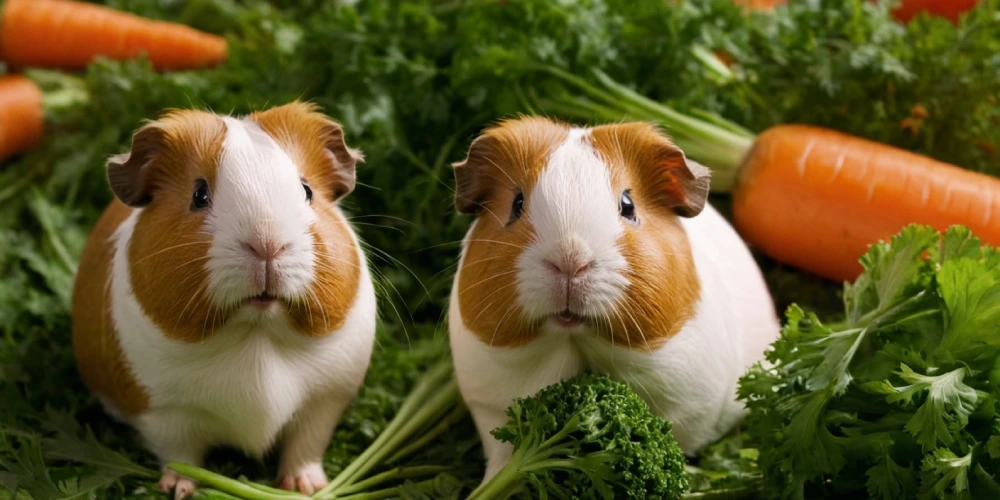 can guinea pigs eat carrot tops