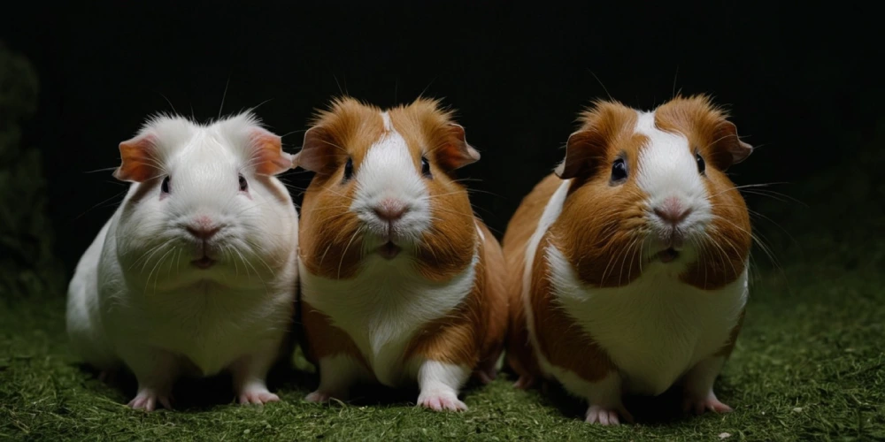 can guinea pigs see in the dark