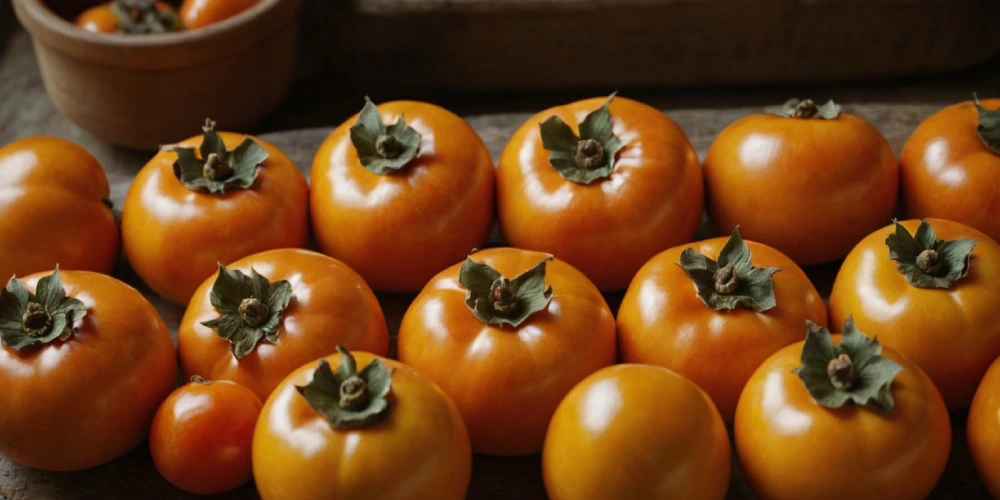 persimmons