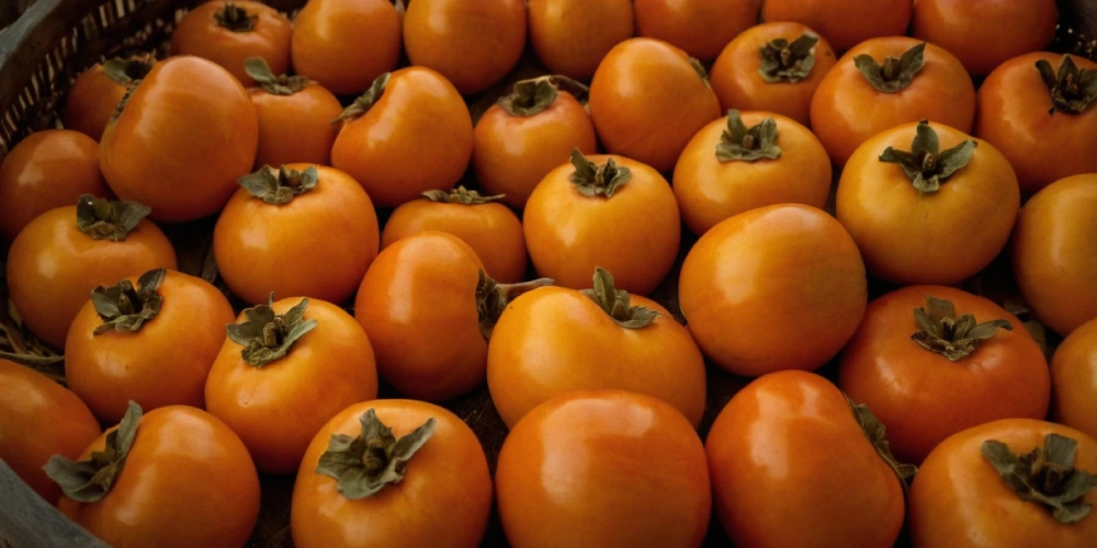 persimmons